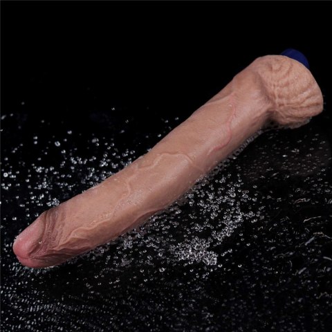 11" REAL SOFTEE Rechargeable Silicone Vibrating Dildo Lovetoy