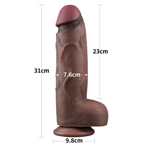 12"""" Dual Layered Silicone Cock XXL Lovetoy