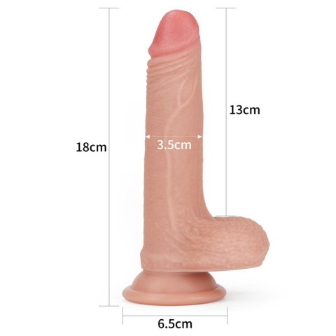 7'' Dual layered Platinum Silicone Cock Lovetoy