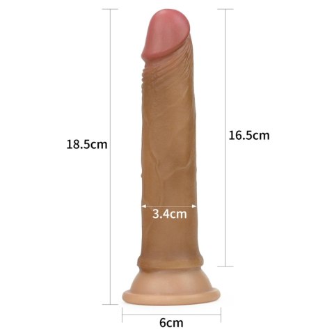 7'' Dual layered Platinum Silicone Cock LoveToy - Boys of Toys Sp. z o.o. (dystrybutor)