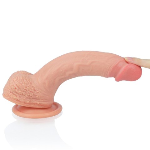 8.5'' Dual layered Platinum Silicone Cock Lovetoy