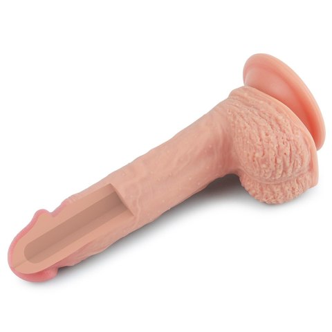 8.5'' Dual layered Platinum Silicone Cock Lovetoy