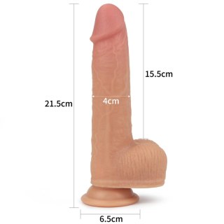 8.5"" Dual layered Silicone Rotating Nature Cock Anthony Lovetoy