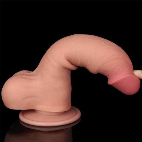 8'' Sliding Skin Dual Layer Dong Flesh Lovetoy