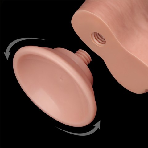 8'' Sliding Skin Dual Layer Dong Flesh Lovetoy