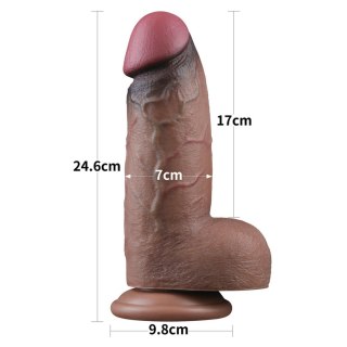 9.5"""" Dual Layered Silicone Cock XXL Lovetoy