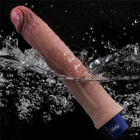 9.5" REAL SOFTEE Rechargeable Silicone Vibrating Dildo Lovetoy