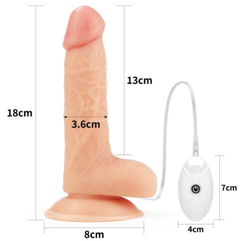 Vibrating Easy Strapon Set 7.0'' Lovetoy