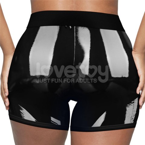 Chic Strap-On shorts (32 - 35 inch waist) Black Lovetoy