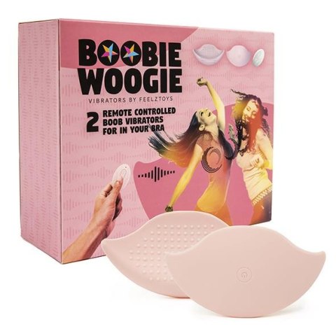 FeelzToys - Boobie Woogie Remote Controlled Boob Vibrators (2 pcs) FeelzToys