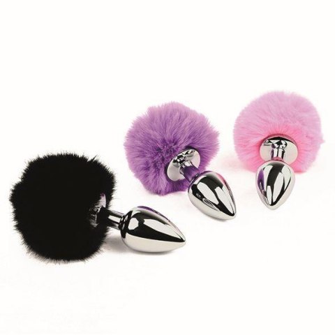 FeelzToys - Bunny Tails Butt Plug Pink FeelzToys