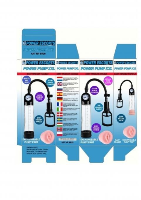 Powerpump xxl accumeter penis pump with extra exchangeable pussy Power Escorts