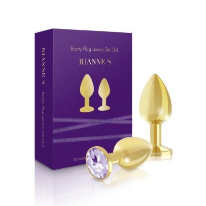 RS - Soiree - Booty Plug Original Luxury Set 2x Gold Rianne S