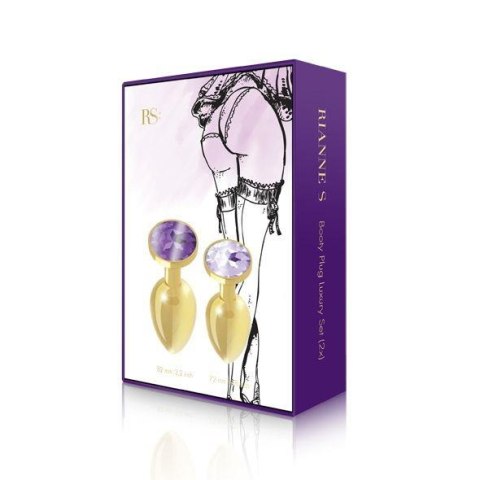 RS - Soiree - Booty Plug Original Luxury Set 2x Gold Rianne S