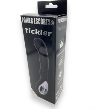 Tickler Black Silicone GSpot Vibrator - Rechargeable Power Escorts