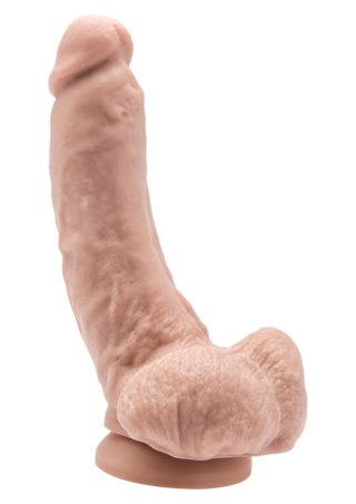 Dildo 8 inch with Balls Light skin tone ToyJoy