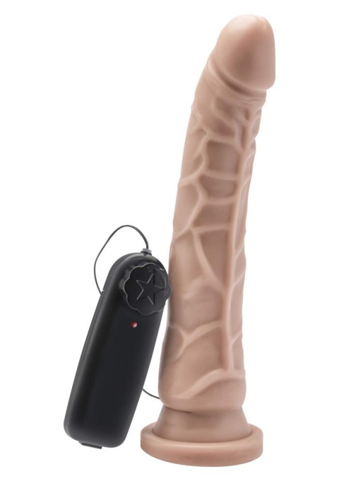 Dong 8 inch Vibrating Light skin tone ToyJoy