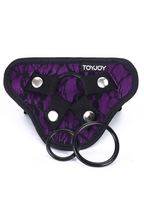 Strap-On Lace Harness Purple ToyJoy