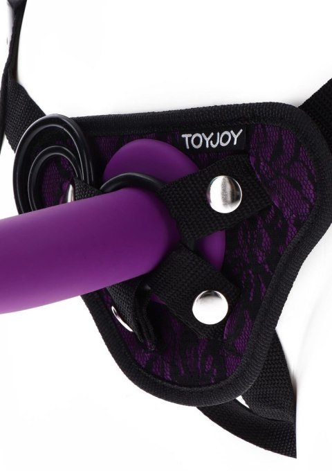 Strap-On Lace Harness Purple ToyJoy