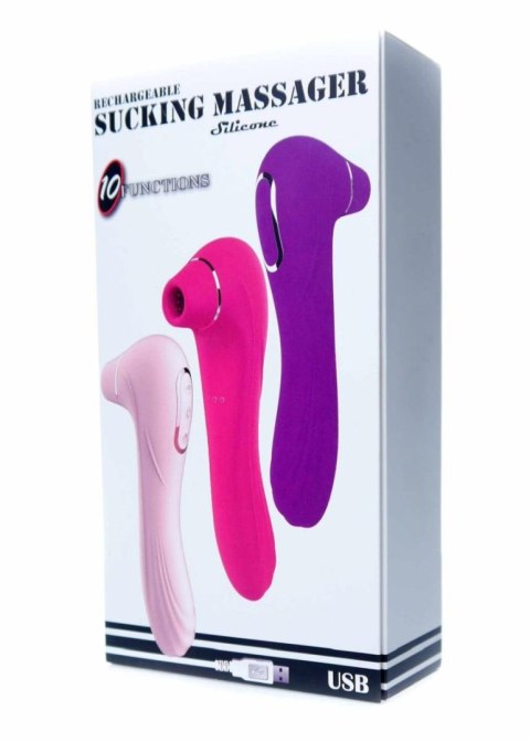 Stymulator-Electric Massager 1.0 USB Pink 10 functions B - Series Magic