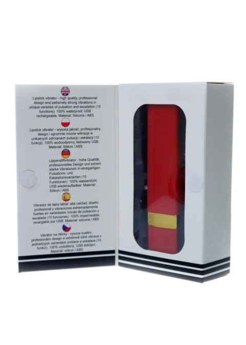 Stymulator-Lipstick Vibrator - Red B - Series Magic