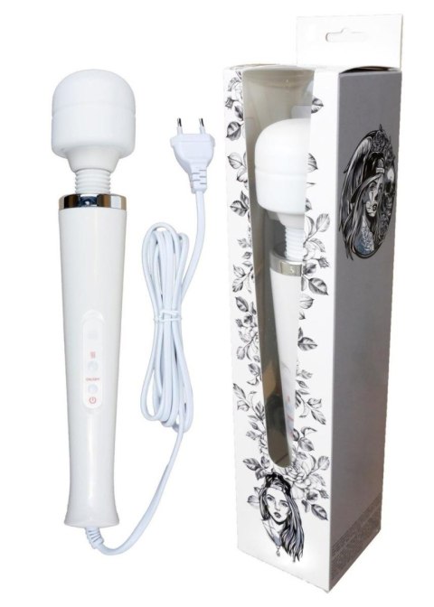 Stymulator-Magic Massager Wand Cable 110-240V White 10 Function B - Series Magic