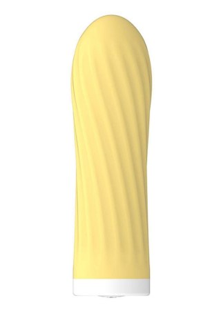 Stymulator-Rechargeable Silicone Touch Vibrator USB 10 Functions - Yellow B - Series Magic