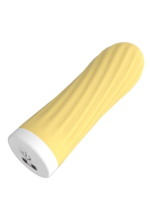 Stymulator-Rechargeable Silicone Touch Vibrator USB 10 Functions - Yellow B - Series Magic