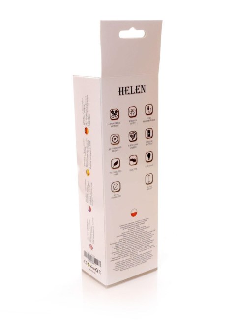 Vibrator-HELEN Pink - 12 vibration functions / 8 stimulation functions USB B - Series Lyla