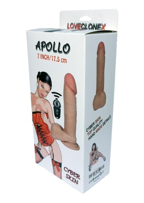 Wibrator-APOLLO-LOVECLONEX 7""""""""-rotation USB B - Series Real