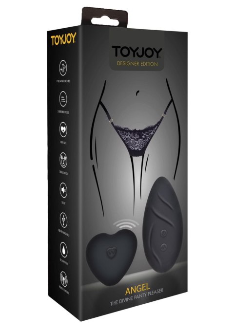 Angel Panty Vibe Black ToyJoy