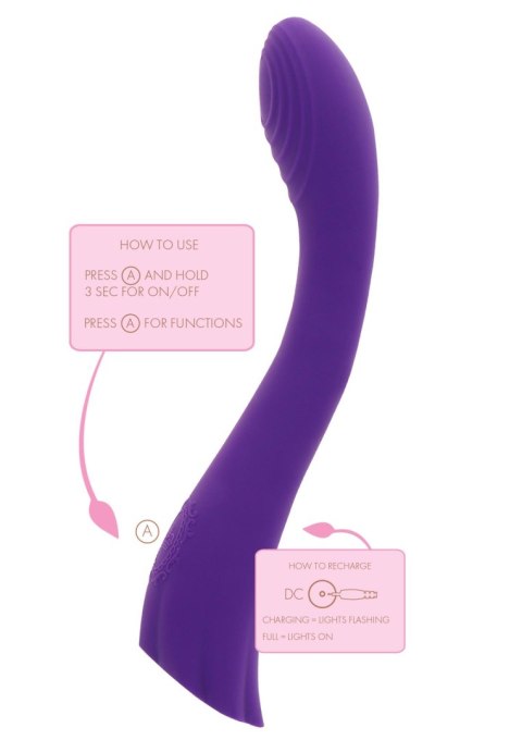 Dahlia G-Spot Vibrator Purple ToyJoy