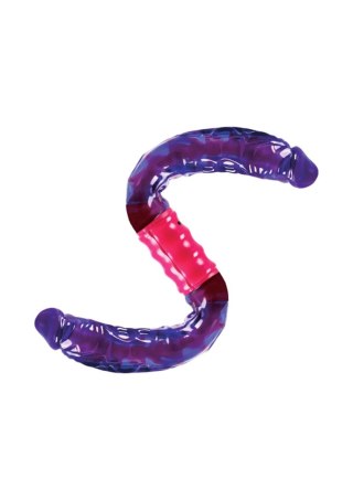 Dual Vibrating Flexi-Dong Purple Calexotics