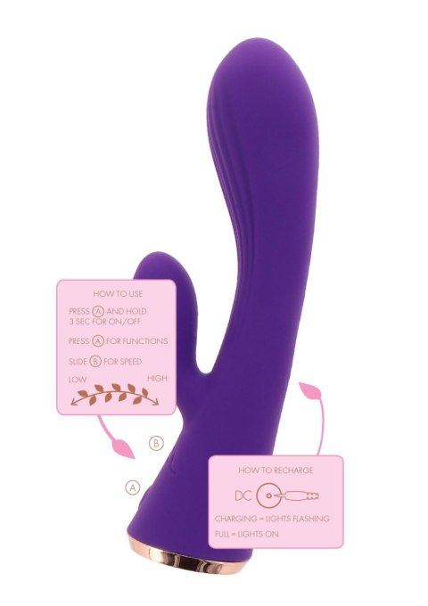 Iris Rabbit Vibrator Purple ToyJoy