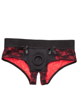 Scandal Crotchless Set S/M Black Calexotics