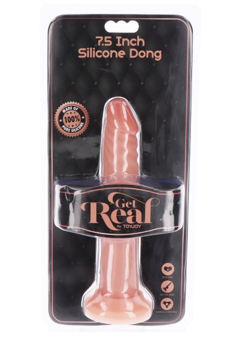 Silicone Dong 7.5 Inch Light skin tone ToyJoy