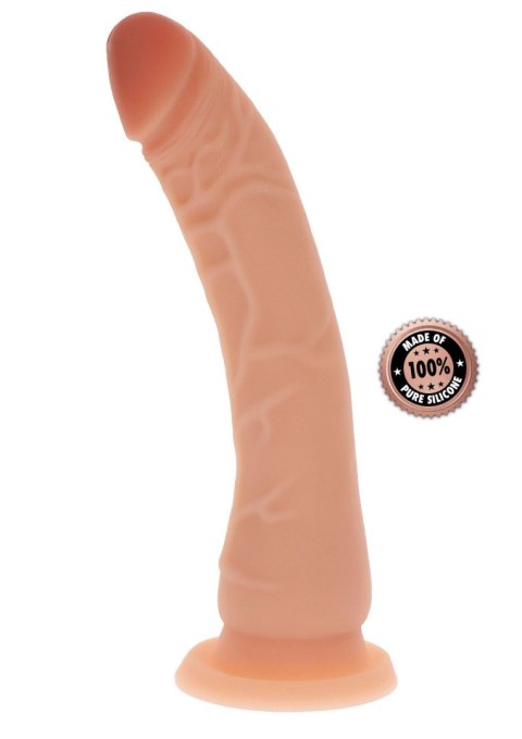 Silicone Dong 8.5 Inch Light skin tone ToyJoy