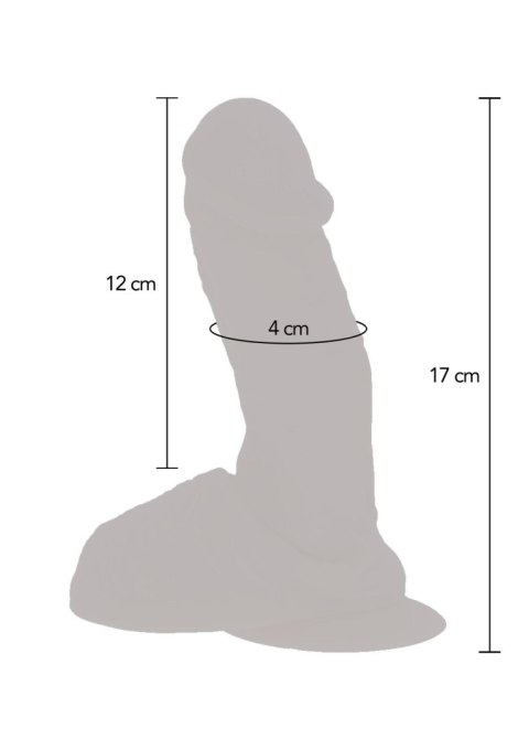 Silicone Vibrating Dildo Light skin tone ToyJoy