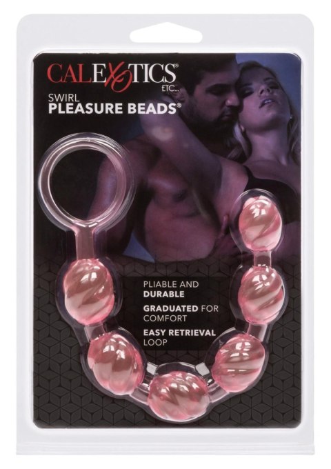 Swirl Pleasure Beads Pink Calexotics