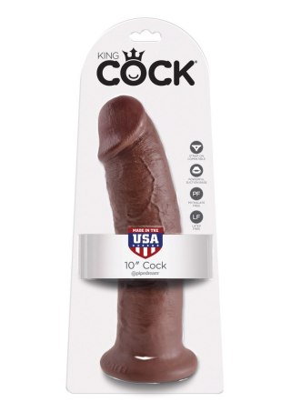 Cock 10 Inch Brown skin tone Pipedream