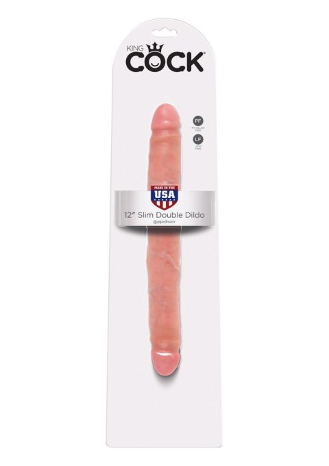 Cock 12 Inch Slim Double Light skin tone Pipedream