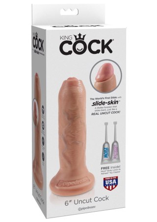 Cock 6 Inch Uncut Light skin tone Pipedream