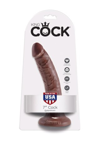 Cock 7 Inch Brown skin tone Pipedream