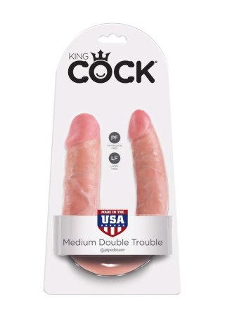 Cock U-shape Double Trouble M Light skin tone Pipedream