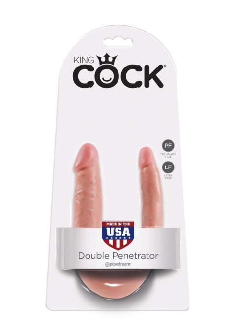 Cock U-shape Double Trouble S Light skin tone Pipedream