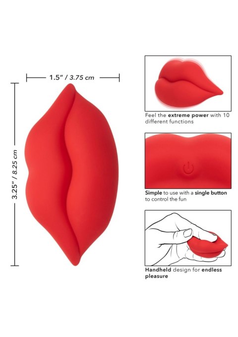 Muah Mini Vibrator Red Calexotics