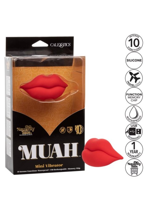 Muah Mini Vibrator Red Calexotics