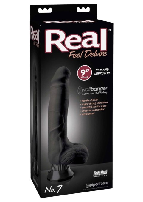 Real Feel Deluxe 7 Black Pipedream