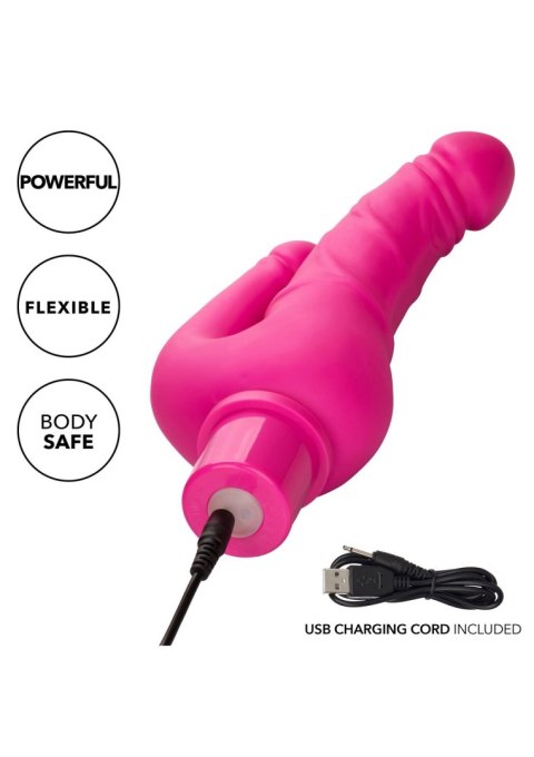 Rechargeable Stud Over Under Pink Calexotics