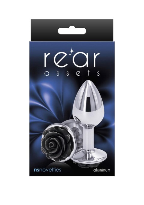 Rose Buttplug Small Black NS Novelties